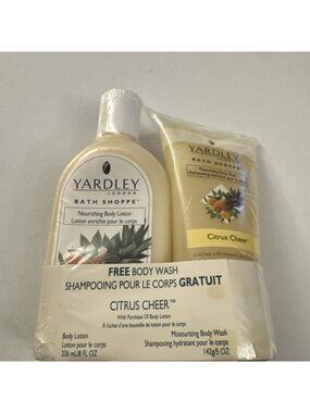 New Yardley Bath Shoppe Citrus Cheer Body Lotion And Wash C34